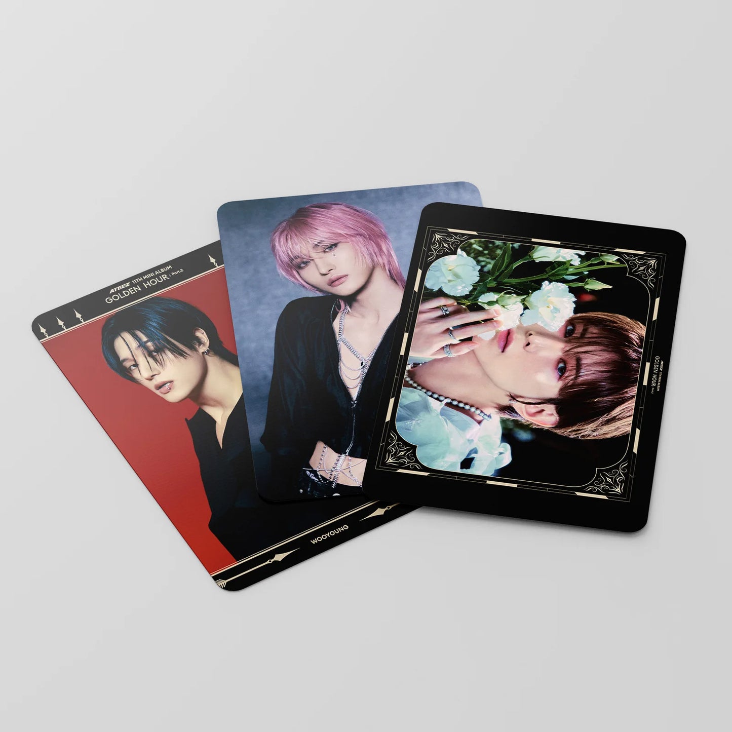 ATEEZ Photocards GOLDEN HOUR – Pack 55 Cartes K-pop Collection ATINY