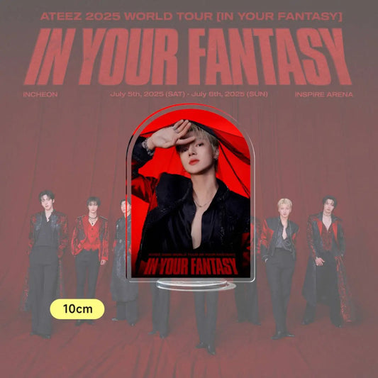 Standee ATEEZ Acrylique 10 cm – Figurine K-pop World Tour 2025 | Merch ATINY