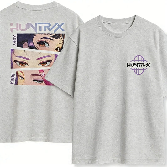 T-shirt Demon Hunters K-pop Y2K – Streetwear Coréen Unisexe