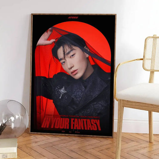 Poster ATEEZ IN YOUR FANTASY – Affiche K-pop Décoration Chambre ATINY