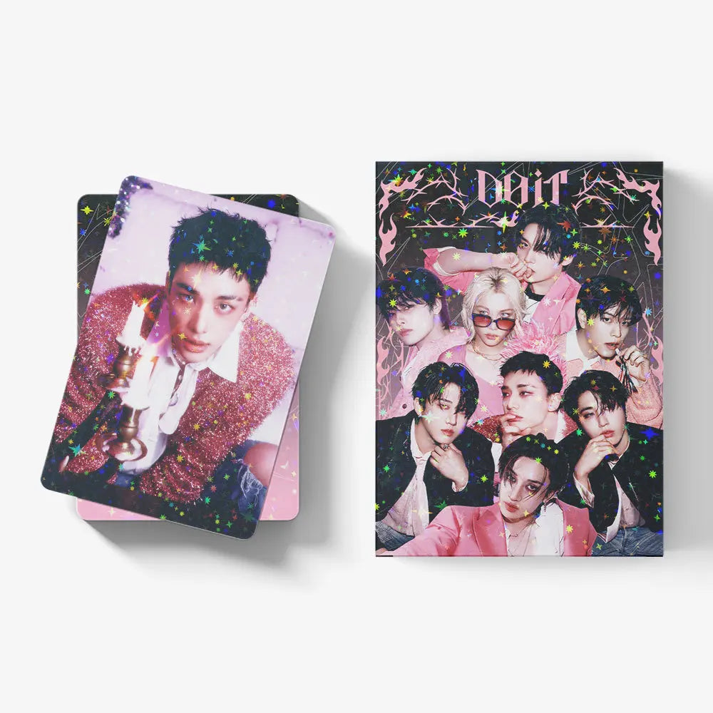 Photocards Stray Kids DOIT Era – 45 Lomo Cards Double Face Glitter | Collection STAY