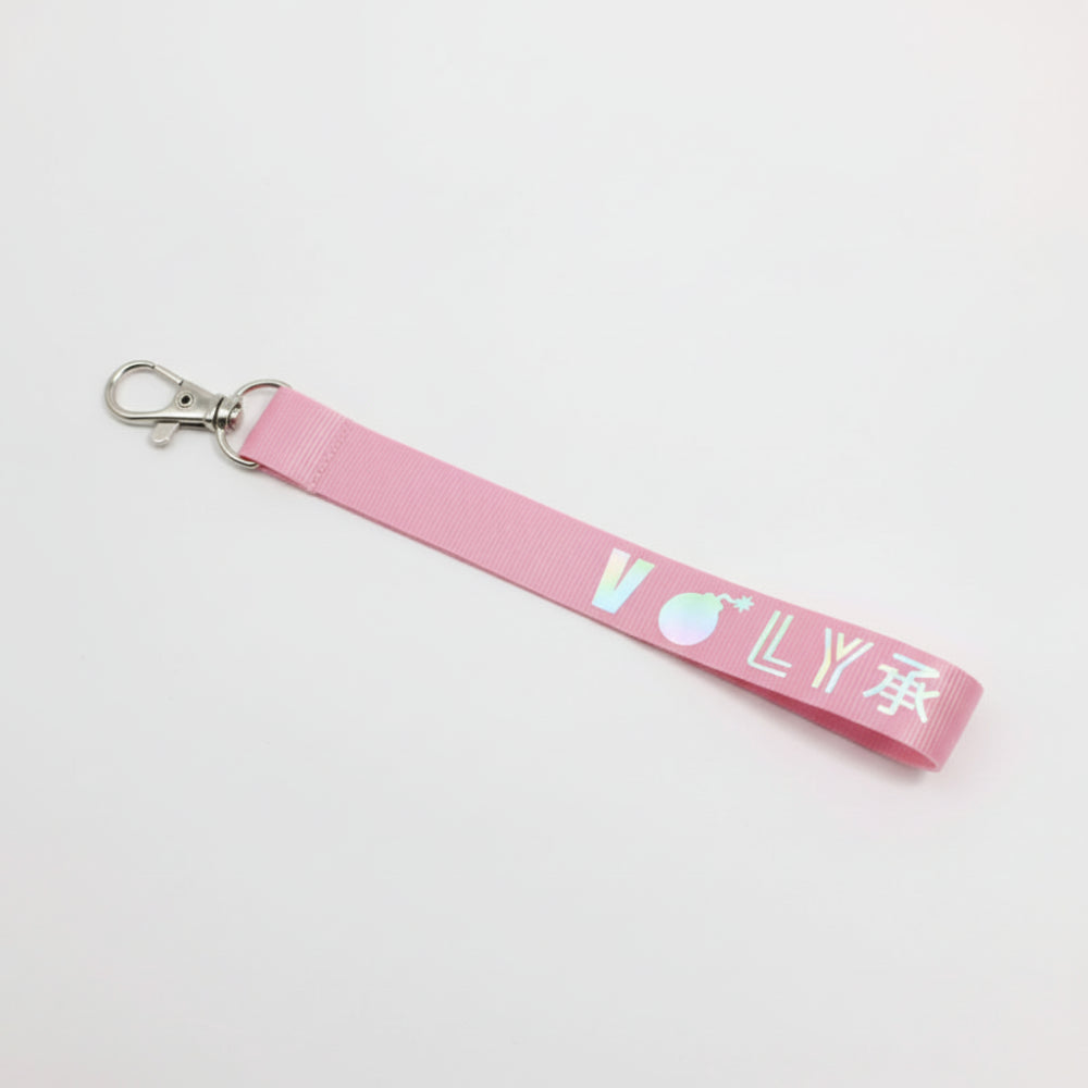 Porte-clés BTS V Taehyung Love Yourself rose lanyard kpop merch accessoire fan