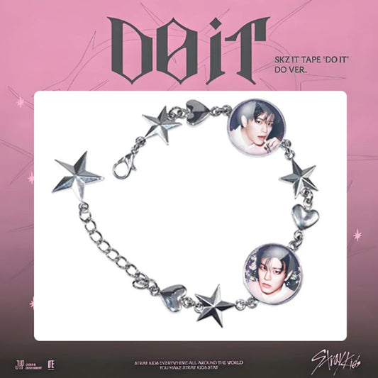 Stray Kids SKZ Do It bracelet K-pop fan merch star charm bracelet
