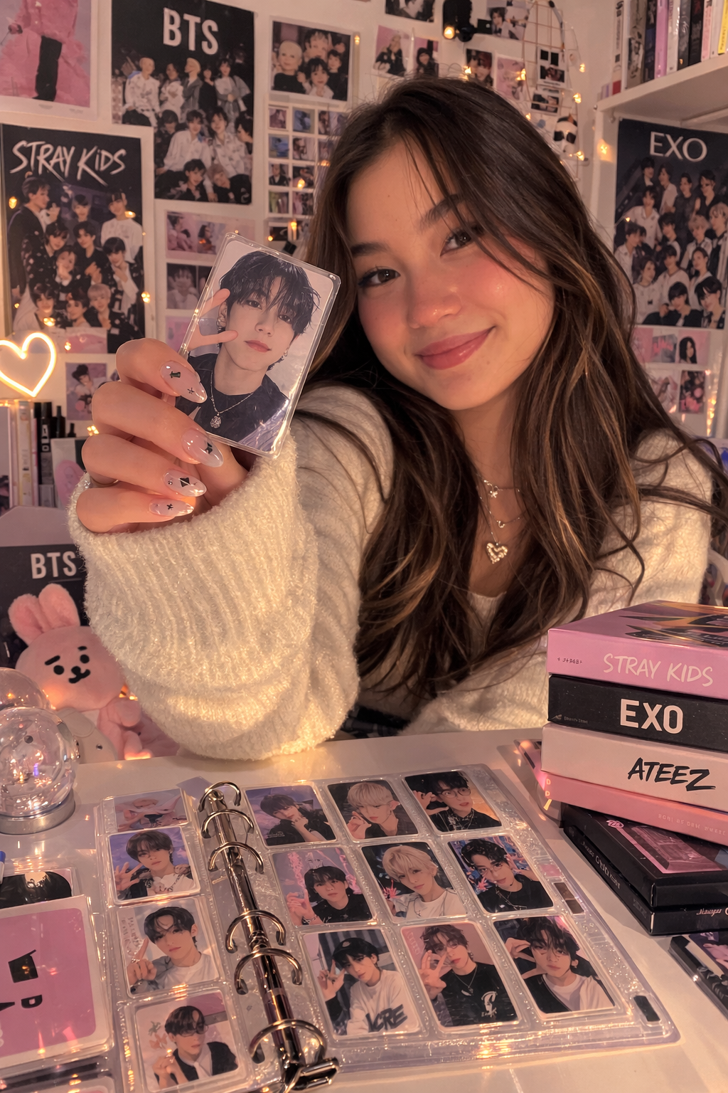 Photocards K-pop – Stray Kids, BTS, EXO, ATEEZ, Blackpink