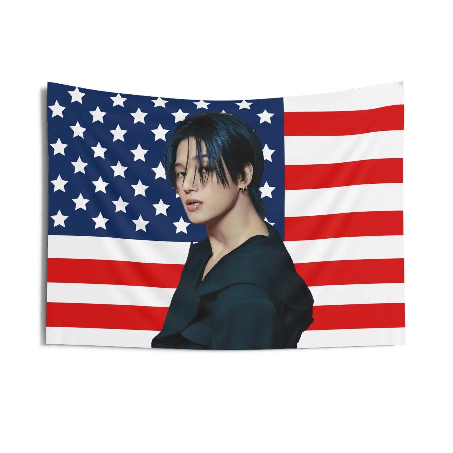 Drapeau ATEEZ Wooyoung – Décoration K-pop ATINY