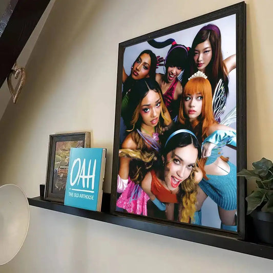 Affiche KATSEYE K-pop HD – Poster mural esthétique pour chambre de fan