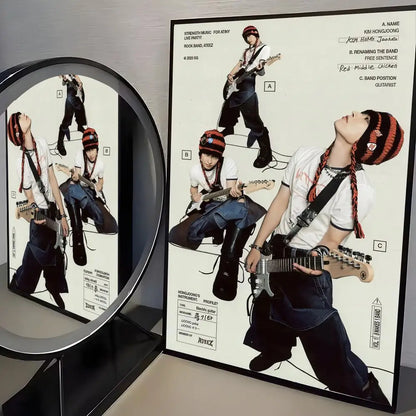 ATEEZ Poster K-pop – Affiche Murale Décoration Fans