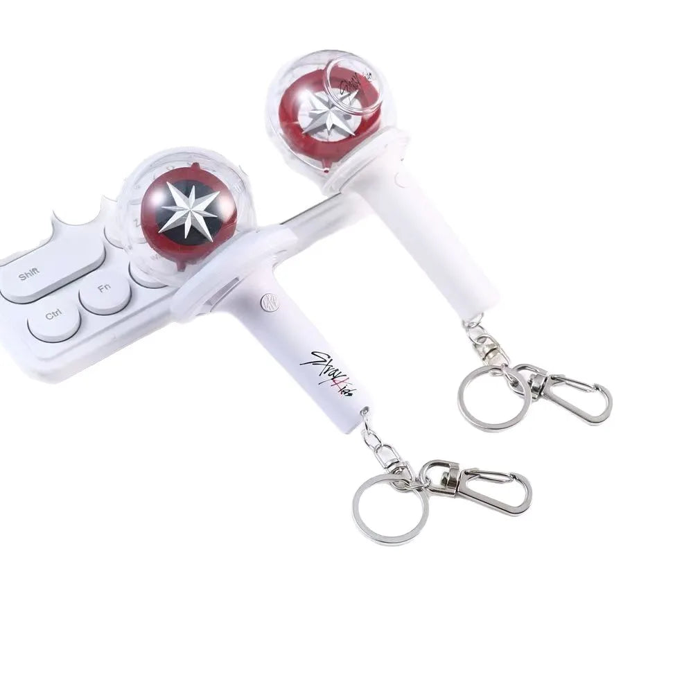 Porte-clés Mini Lightstick Stray Kids LED – Accessoire STAY K-pop | Sac & Collection