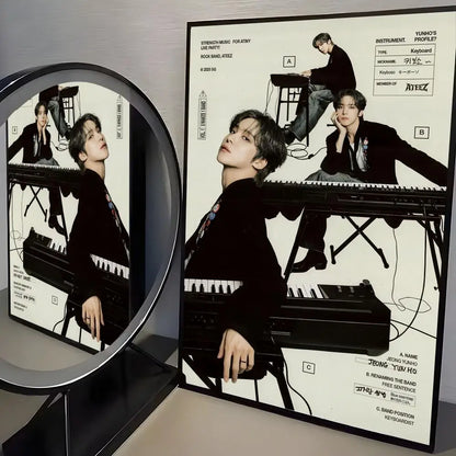 ATEEZ Poster K-pop – Affiche Murale Décoration Fans