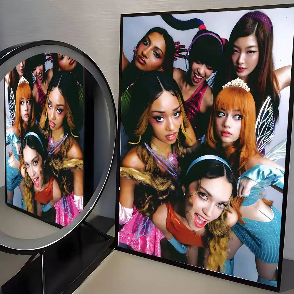 Affiche KATSEYE K-pop HD – Poster mural esthétique pour chambre de fan