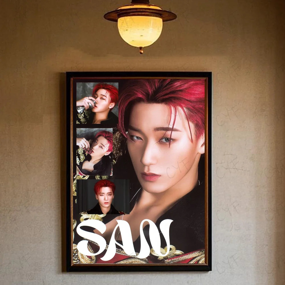 ATEEZ Poster K-pop – Affiche Murale Fans Décoration Chambre