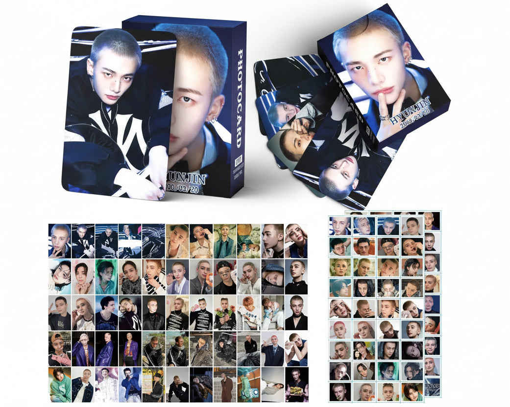 Coffret photocards Stray Kids KARMA version solo Hyunjin 55 lomo cards et 72 stickers