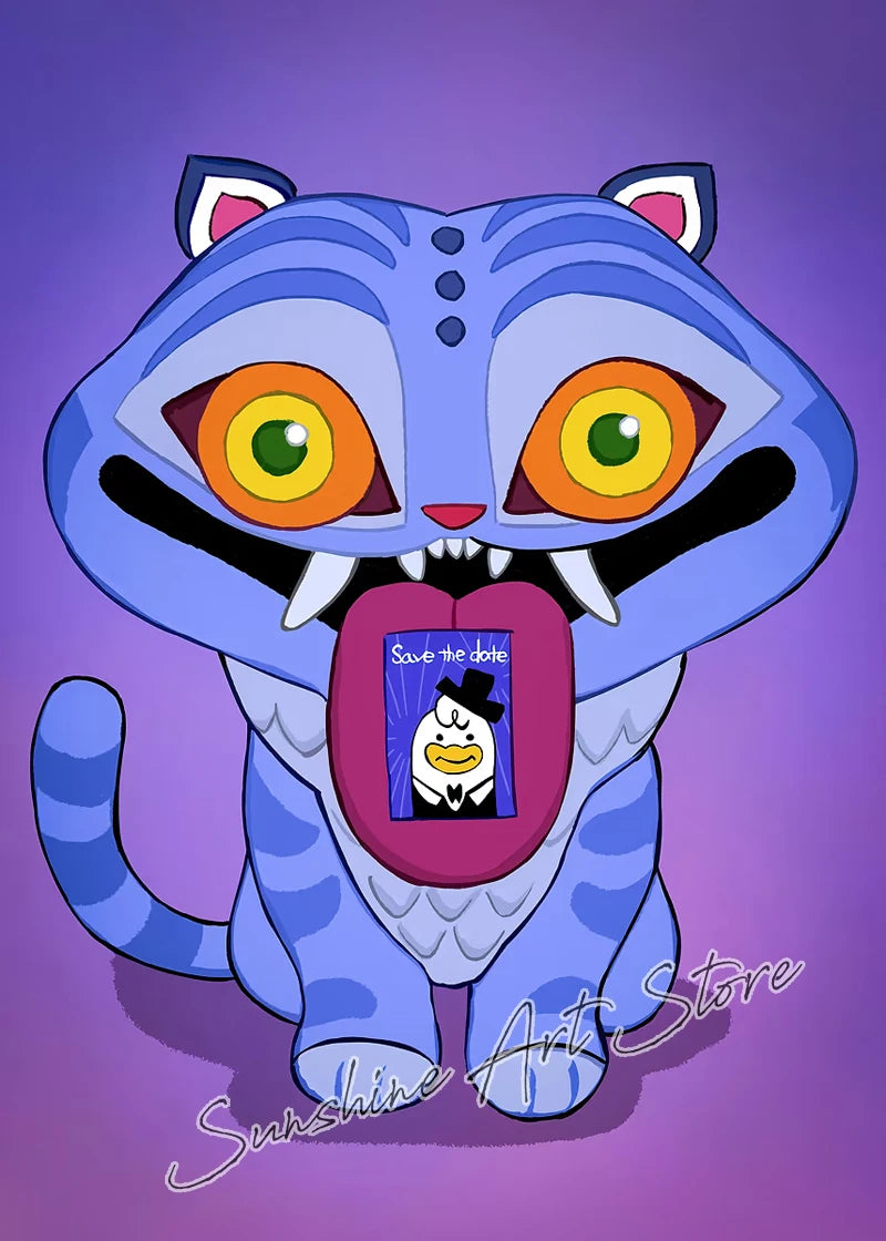 Poster Demon Hunters K-pop – Toile Canvas Déco Murale Chambre Ado