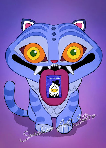 Poster Demon Hunters K-pop – Toile Canvas Déco Murale Chambre Ado