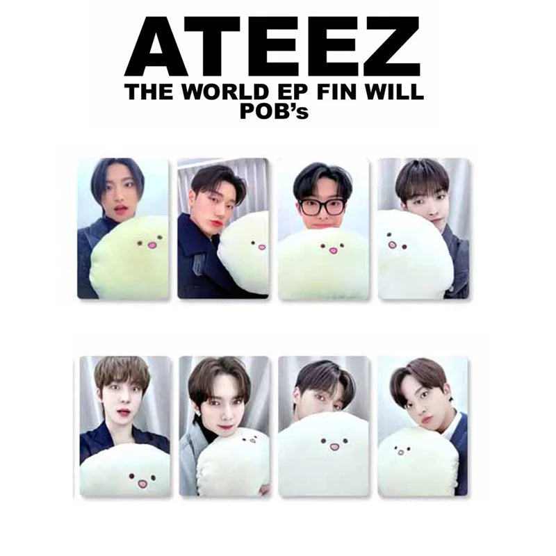 ATEEZ Lomo Cards Pack (8 pcs) – THE WORLD EP FIN WILL Photocards