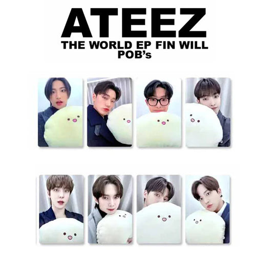 ATEEZ Lomo Cards Pack (8 pcs) – THE WORLD EP FIN WILL Photocards
