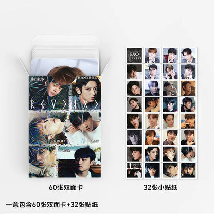 Pack Lomo Cards EXO – REEVXE 92 pièces + Stickers