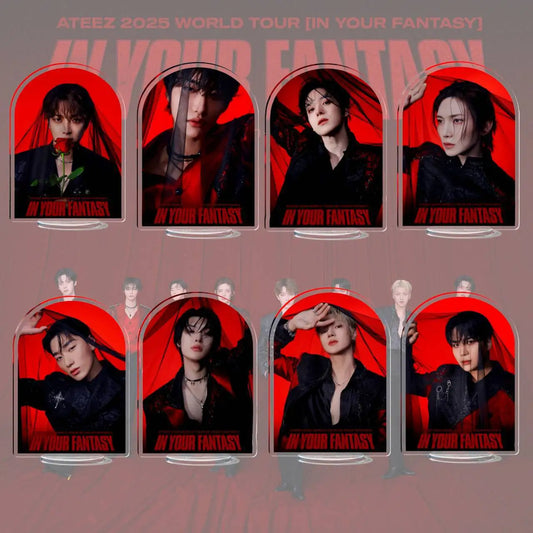 Standee ATEEZ Acrylique 10 cm – Figurine K-pop World Tour 2025 | Merch ATINY
