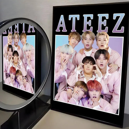 ATEEZ Poster K-pop – Affiche Murale Décoration Fans