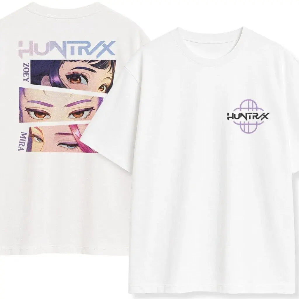T-shirt Demon Hunters K-pop Y2K – Streetwear Coréen Unisexe