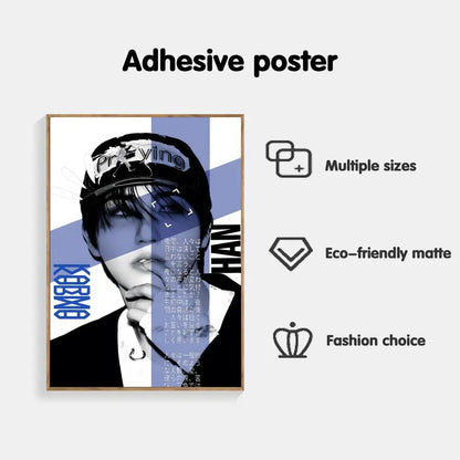 Poster Adhésif Stray Kids – Affiche Murale K-pop KARMA & White | Par Membre STAY