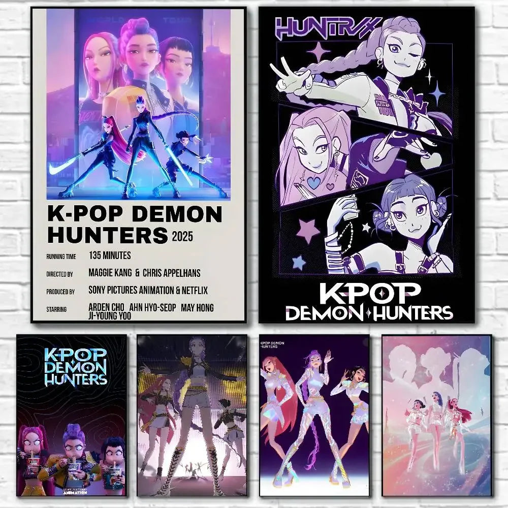 Affiche KPop Demon Hunters – Poster Déco