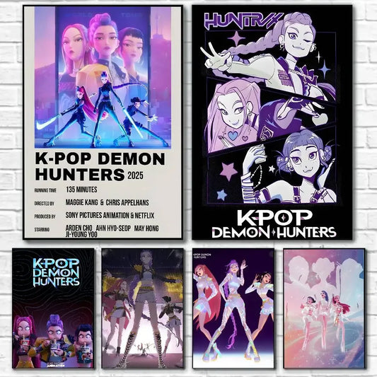 Affiche KPop Demon Hunters – Poster Déco
