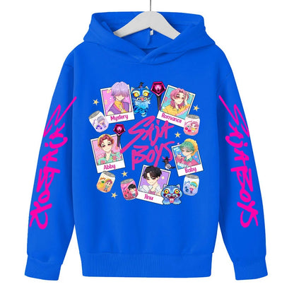 Sweat à Capuche KPop Demon Hunters – Enfants & Ados - Design Collage