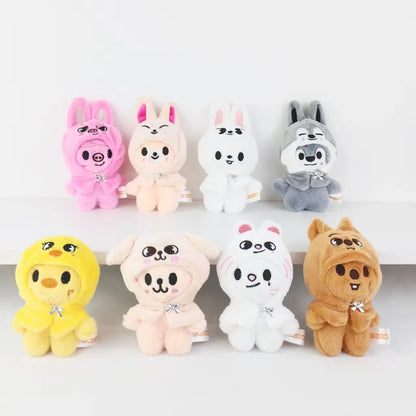Porte-clés Peluche SKZOO Stray Kids 12cm – Mini Plush K-pop | Unité ou Set Complet STAY
