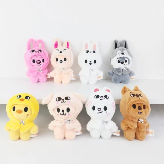 Porte-clés Peluche SKZOO Stray Kids 12cm – Mini Plush K-pop | Unité ou Set Complet STAY