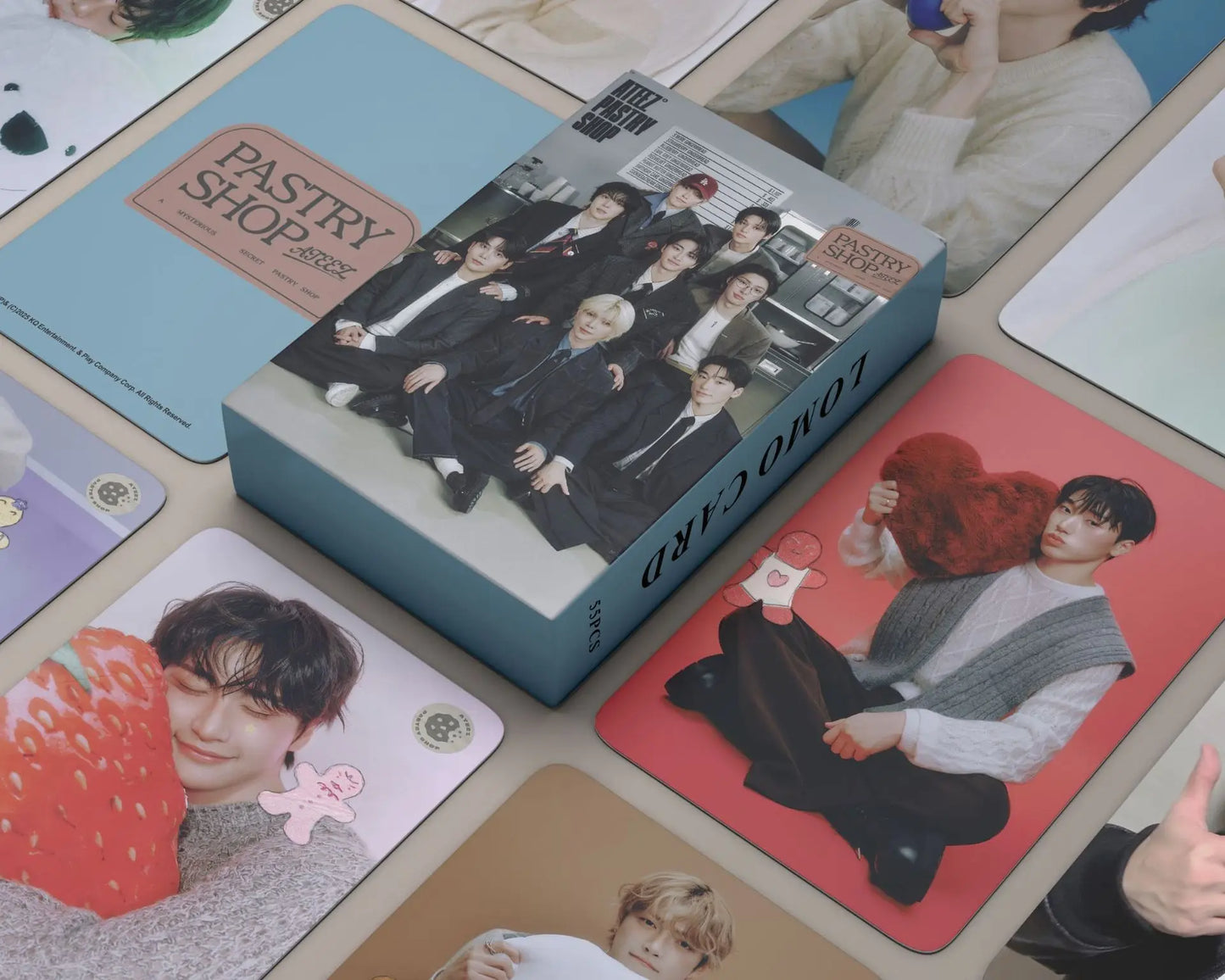 ATEEZ Photocards Set 55 – Season’s Greetings 2026 Lomo Cards K-pop Collection Fans