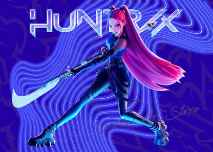 Poster Demon Hunters K-pop – Toile Canvas Déco Murale Chambre Ado