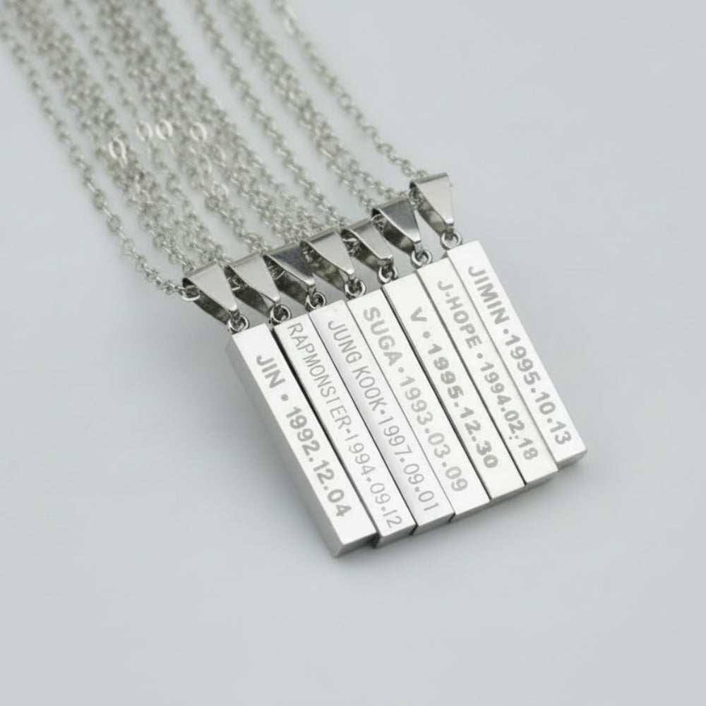 Collier BTS – Nom de Membre