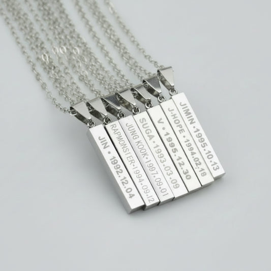 Collier BTS – Nom de Membre