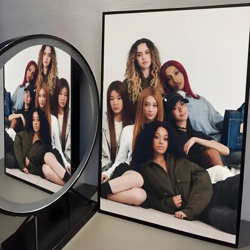 Affiche KATSEYE K-pop HD – Poster mural esthétique pour chambre de fan