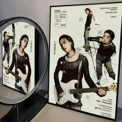 ATEEZ Poster K-pop – Affiche Murale Décoration Fans