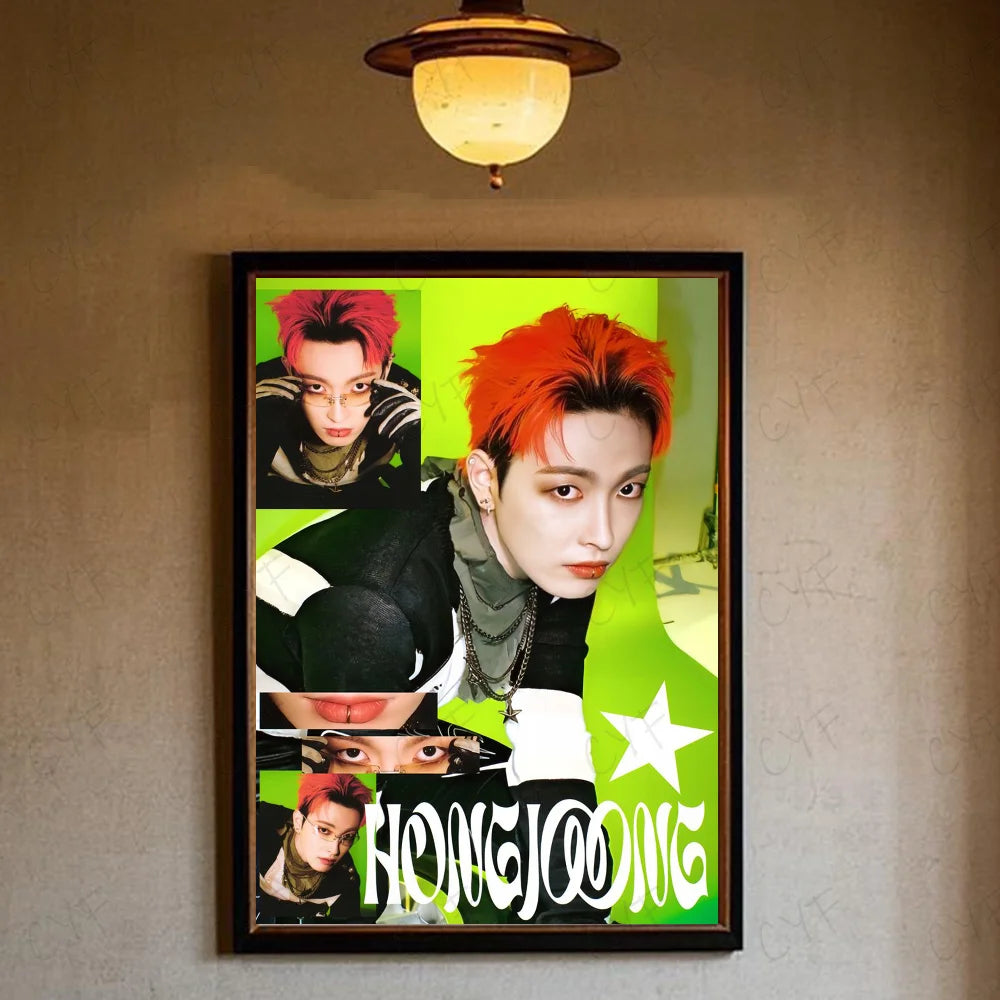 ATEEZ Poster K-pop – Affiche Murale Fans Décoration Chambre