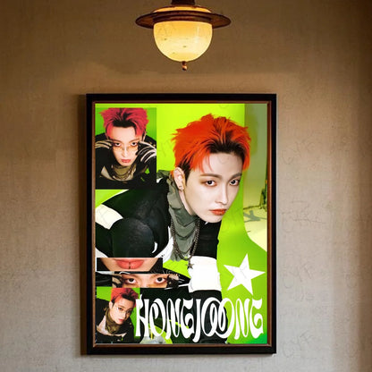 ATEEZ Poster K-pop – Affiche Murale Fans Décoration Chambre