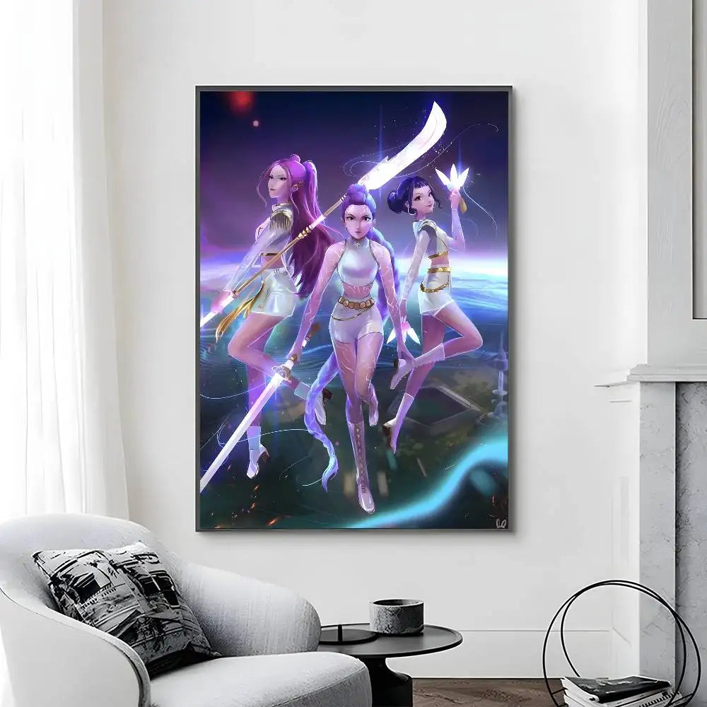 Affiche KPop Demon Hunters – Poster Déco