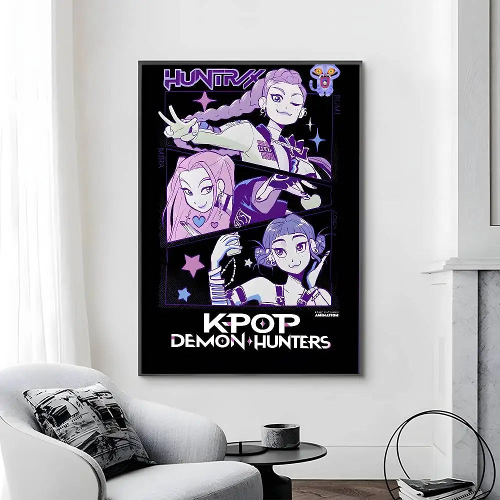 Affiche KPop Demon Hunters – Poster Déco