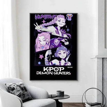 Affiche KPop Demon Hunters – Poster Déco
