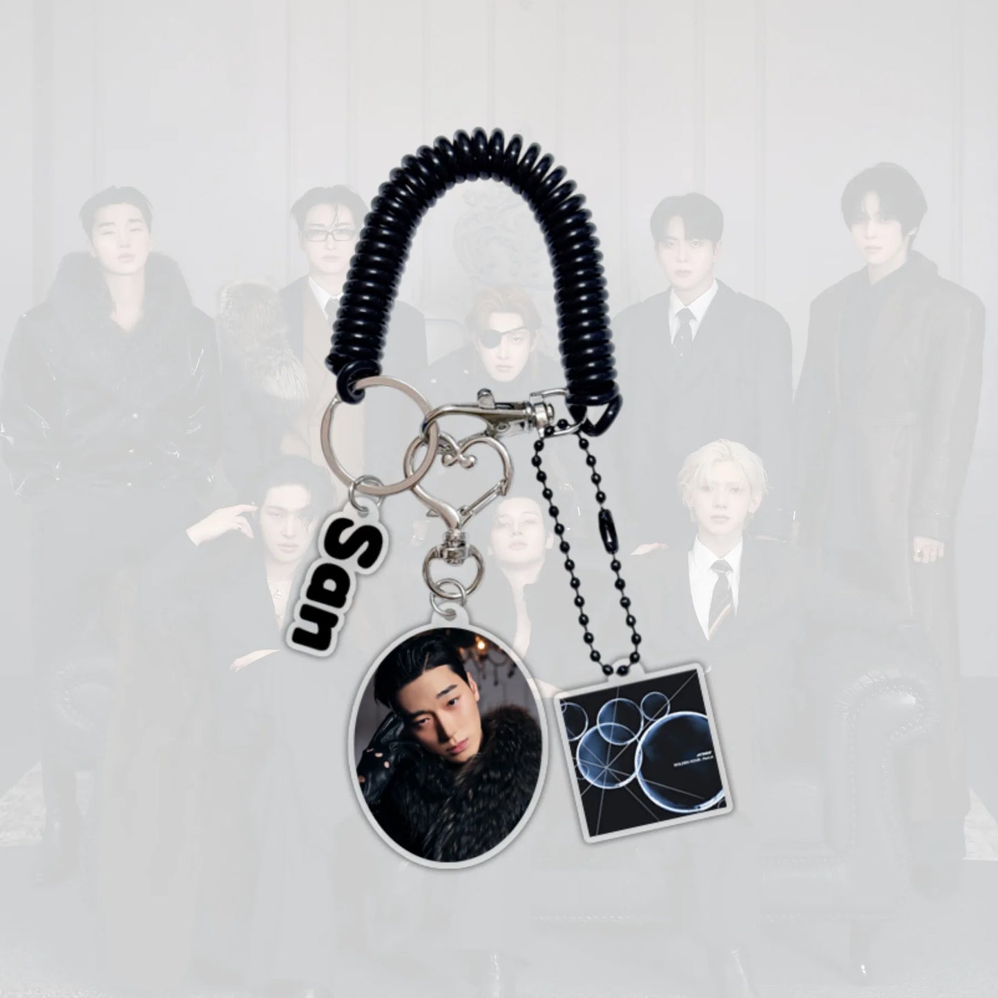 ATEEZ Golden Hour Kpop Acrylic Keychain Jongho San Fan Gift