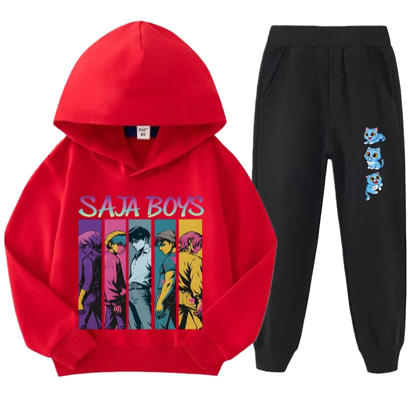 Ensemble K-pop Demon Hunters Enfant | Sweat à Capuche + Jogging Streetwear