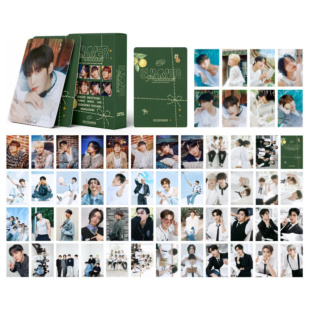 Photocards ATEEZ – Set 55 Cartes HD K-pop | Merch ATINY