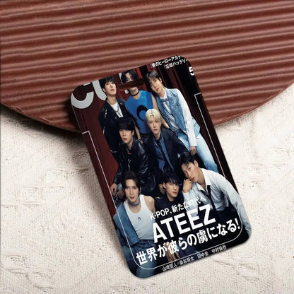 ATEEZ Porte-Badge K-pop avec Lanière – Porte-Carte ID Fans Collection
