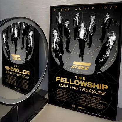 ATEEZ Poster K-pop – Affiche Murale Décoration Fans