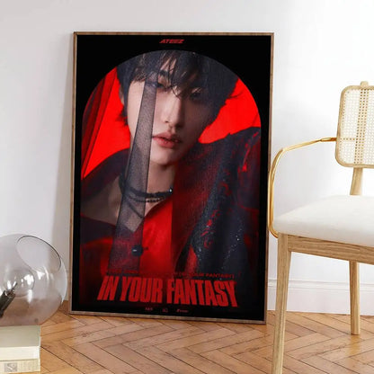 Poster ATEEZ IN YOUR FANTASY – Affiche K-pop Décoration Chambre ATINY