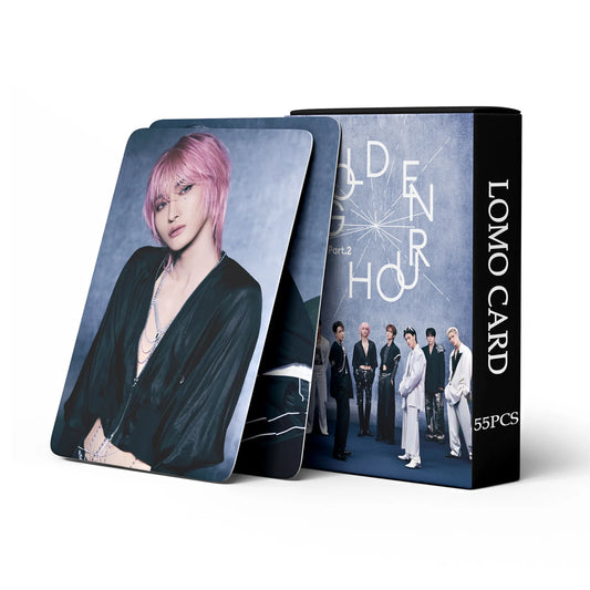 ATEEZ Photocards GOLDEN HOUR – Pack 55 Cartes K-pop Collection ATINY