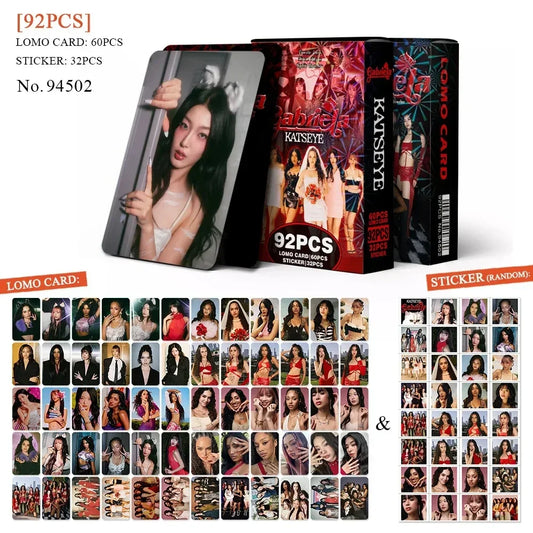 Katseye Photocards – Set 92 Cartes LOMO K-pop | Collection Fans