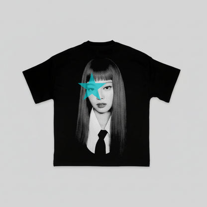 T-shirt Jennie Kim X01 – Portrait Noir